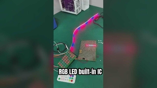 カスタマイズされた設計の IC を内蔵したアドレッサブル RGB LED