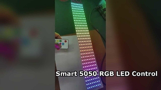 カスタマイズされた 5050 RGB LED 内蔵 IC アドレス指定可能な LED ストリップ