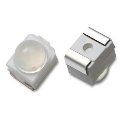 3528 SMD LED 黄色い光 60度目角ドームレンズ 交通信号用のアンバー式 LED ダイオードライト