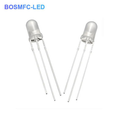 1.8V-2.4V 双色 LED ダイオード 5mm Through Hole 赤 青 色 高明るさ
