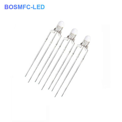 バイカラー 3mm Through Hole LED 多機能 20mA 赤と緑の光