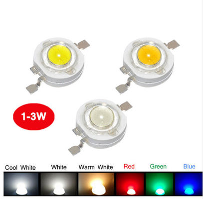1W 140ml ハイパワー LED チップ ランプ ビール 3W 超ホワイト 閃光灯