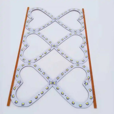 スターPCB多層LED回路板,LED付きFR4アルミニウムPCBAボードをカスタマイズします