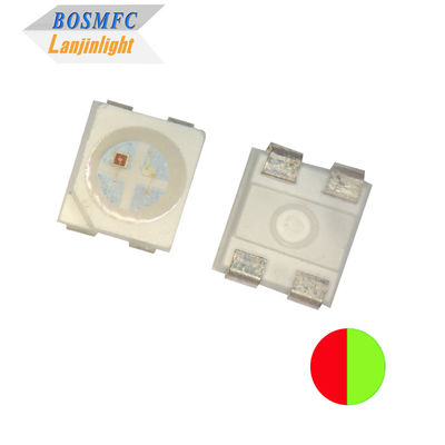 OEM 0.06W バイカラー SMD LED 3528 赤と緑 568-572nm インディケーター