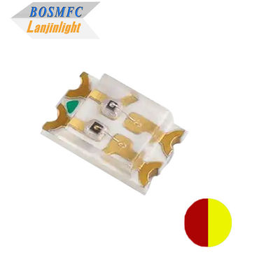 アンチステティックバイカラー0805 SMD LEDチップ 2012 深赤 660nm&amp;黄色光