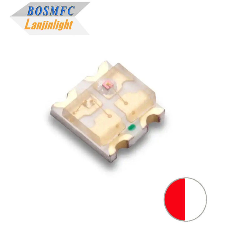 1615 多目的バイカラーSMD LED 0603 赤と白の光 熱分散