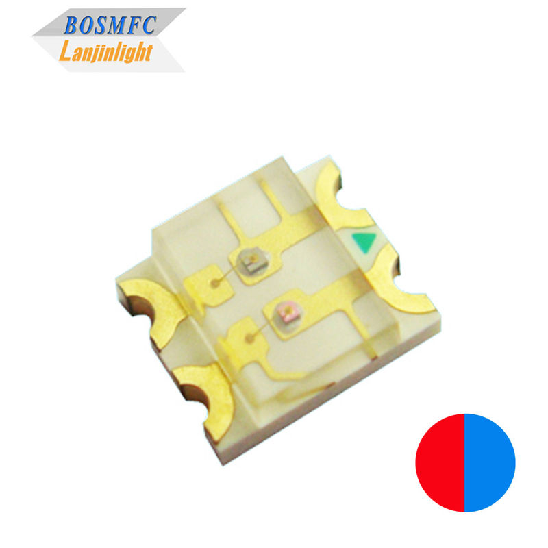双色 1206 SMD LED 表面マウント 3216 赤と青のライトチップ