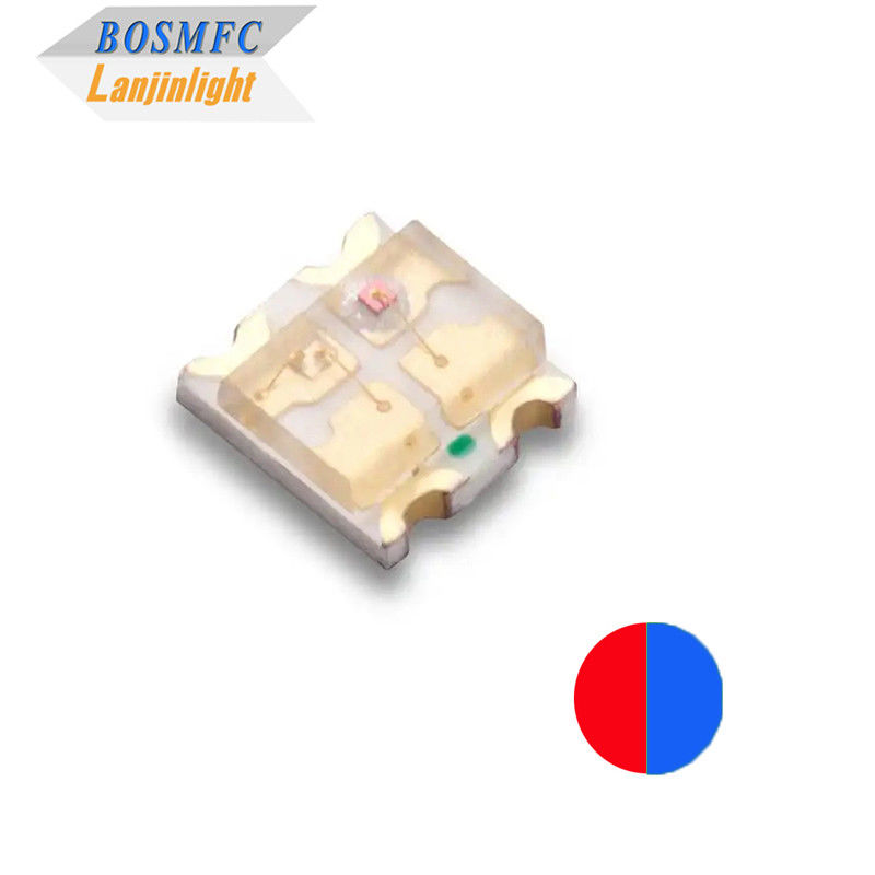 双色 0603 SMD LED 赤と青,多機能 1615 双色 チップ LED