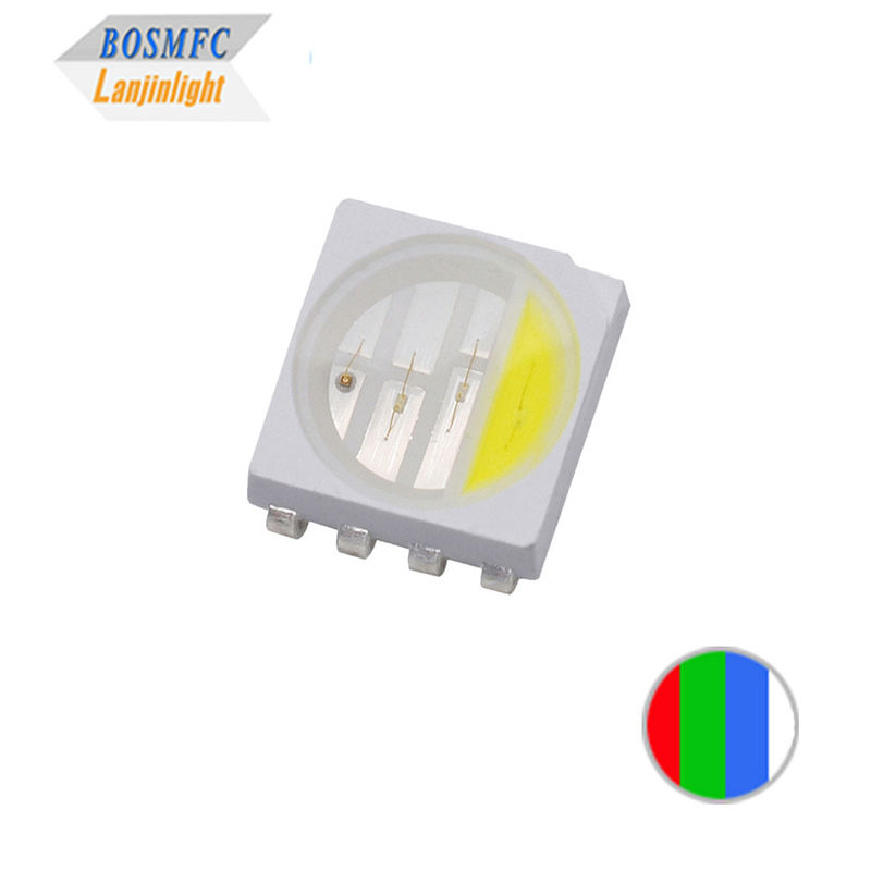 5050 RGBW RGB SMD LEDダイオード 5054 20mA 多色LEDストライプ用