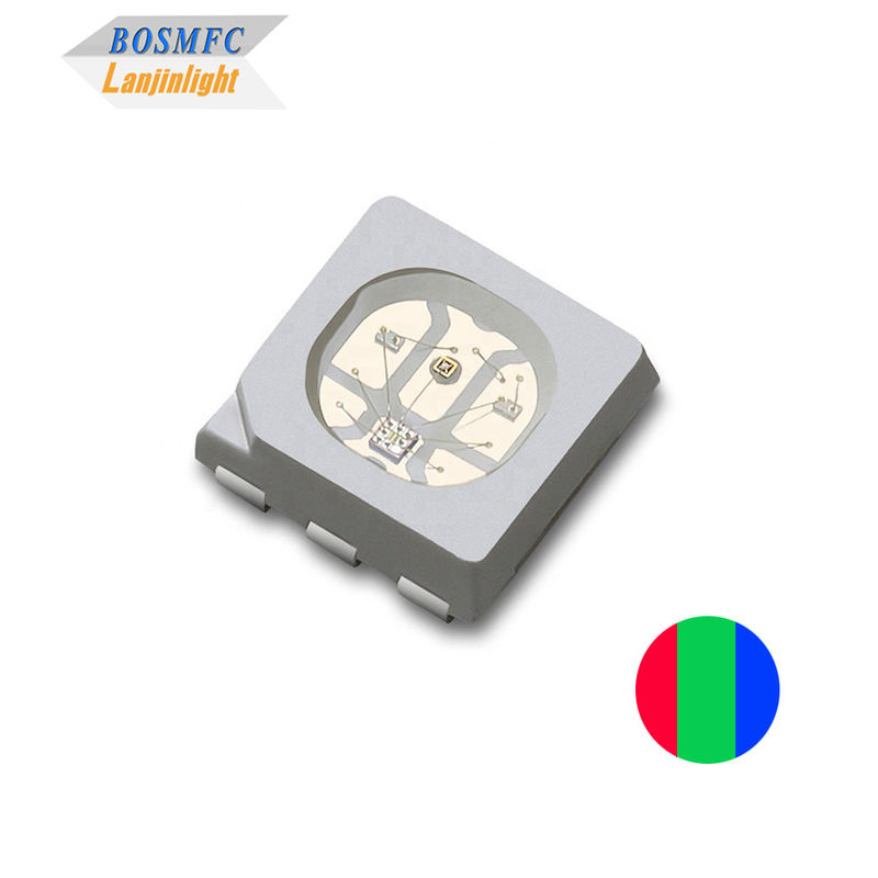 60mW 5050 RGB SMD LEDチップ 0.2W フルカラーライト 柔軟なLEDストライプ