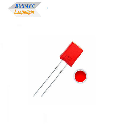 1.8V-2.4V LED 赤透孔LED 2x5x7mm 室内照明 LEDダイオード