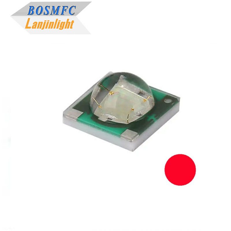 1W 3W レッド 高電力 LED チップ ダイオード 350mA 700mA 1000mA 3535 SMD 625nm 630nm