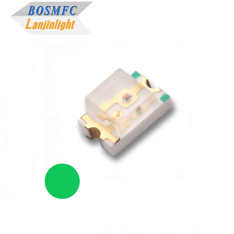 0805 トップ SMD LEDダイオード 0.06W 2.8V-3.4V グリーンライトチップ