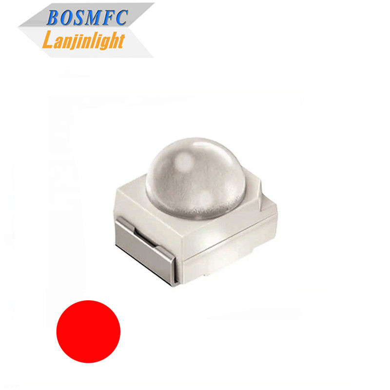 3528 SMD LEDドームレンズ 60度 レッドディナー 明るい 2000mcd LEDチップダイオード