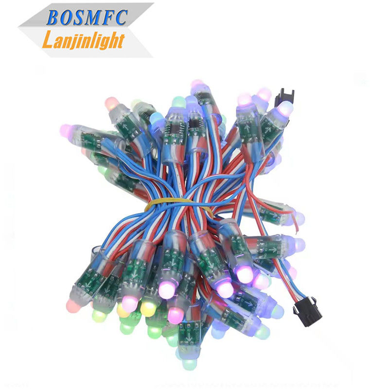 IP68 防水WS2811 LED ピクセルモジュール ストリングライト デジタル LED ピクセル DC5V 多色 LED ストリングライト