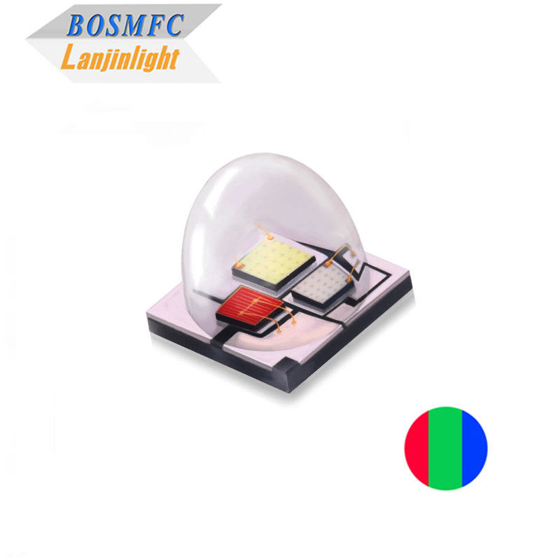 9W 高功率LED 5050 RGB LED 60度ドームレンズSMDダイオード 屋外ステージライト