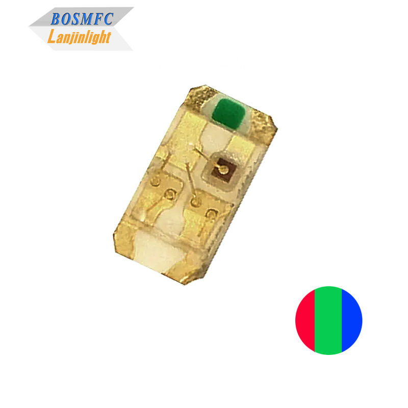 0603 RGB LED サナンチップ 1608 SMD 三色 (赤,緑,青)