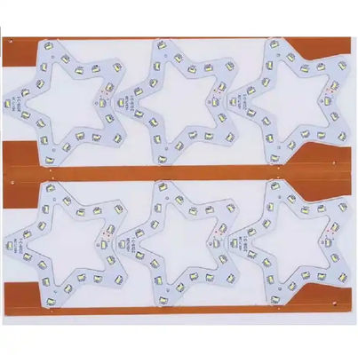 スターPCB多層LED回路板,LED付きFR4アルミニウムPCBAボードをカスタマイズします