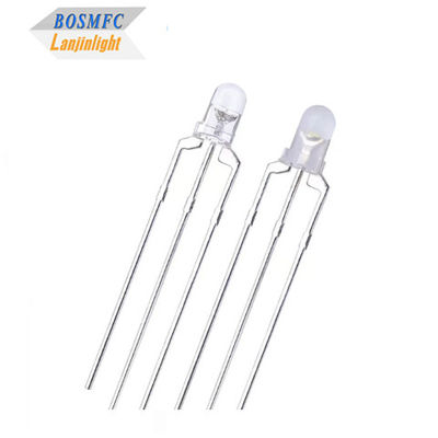 2色 3mm LED 赤と青 共通アンードと共通カソード 穴を通して LED 熱分散