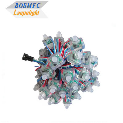 フルカラーピクセル LEDライト デジタルスクエア WS2811 RGB ピクセルモジュール ストリングライト 12mm 5V 12V RGB 防水ストリング