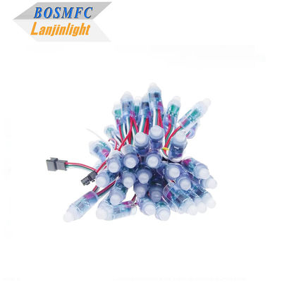 RGBフルカラー ピクセル 防水 WS2811 ピクセル デジタル アドレス可能な LED 球体 ストリングライト 12mm DC 5V